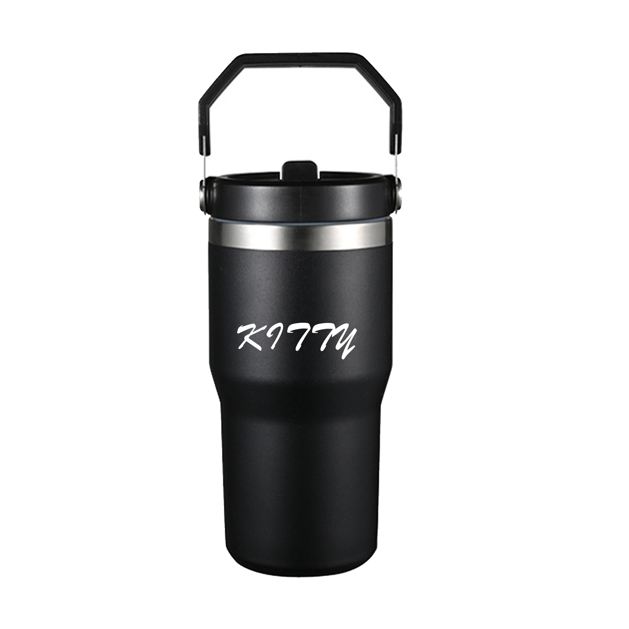 20oz Tumbler with Handle and Straw Lid 6