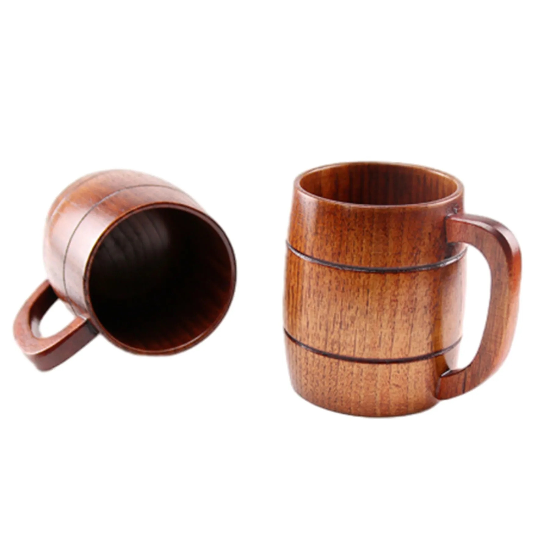 12 Oz. Wooden Beer Mug With Handle 6