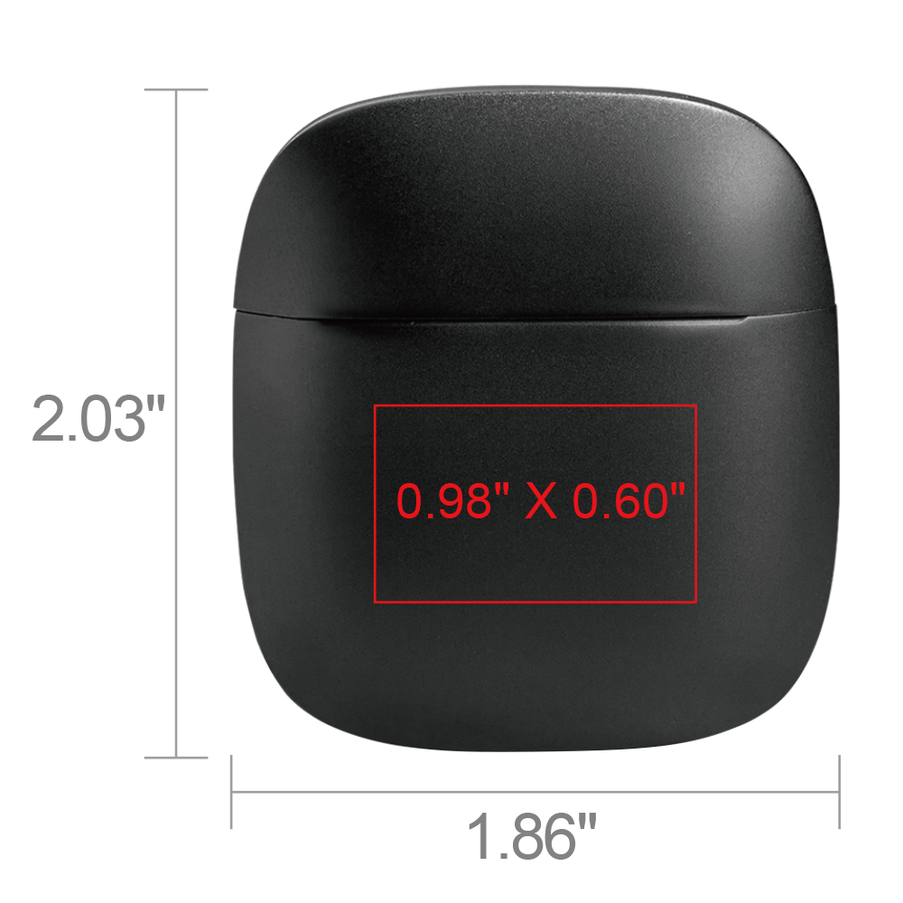 Lloyd Black Metal Wireless Earbuds