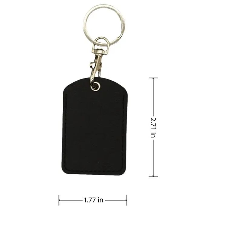 Personalized Leather Car Keychain with Pendant 3
