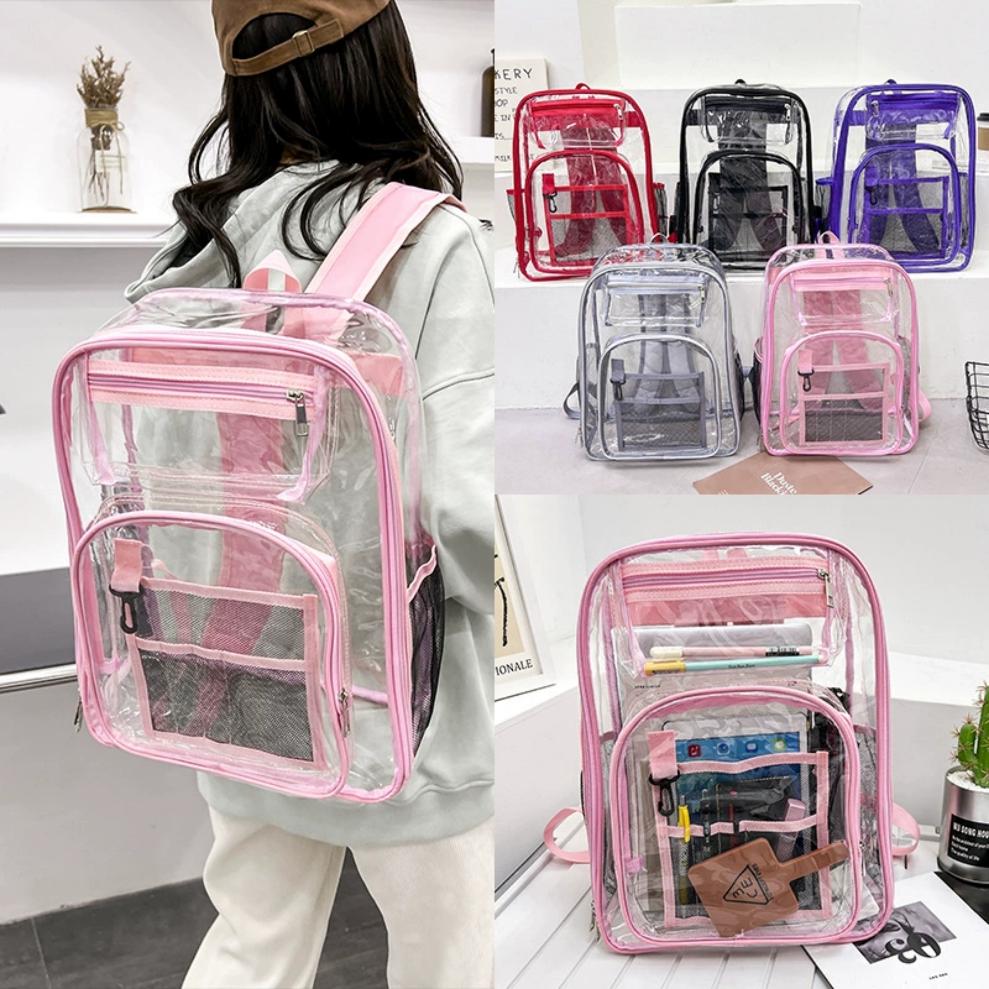 PVC Clear Backpack 3