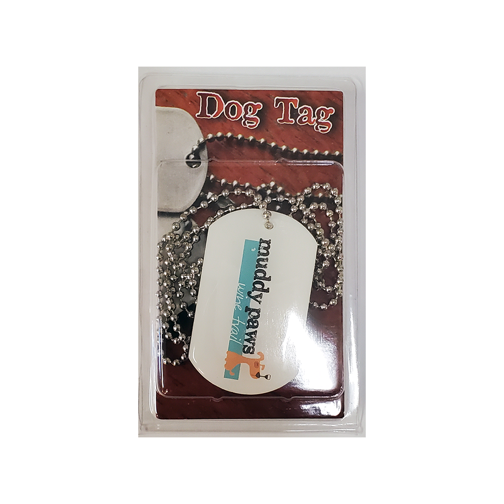 Dog Tag pendant with ball chain necklace (Double Sided) 2