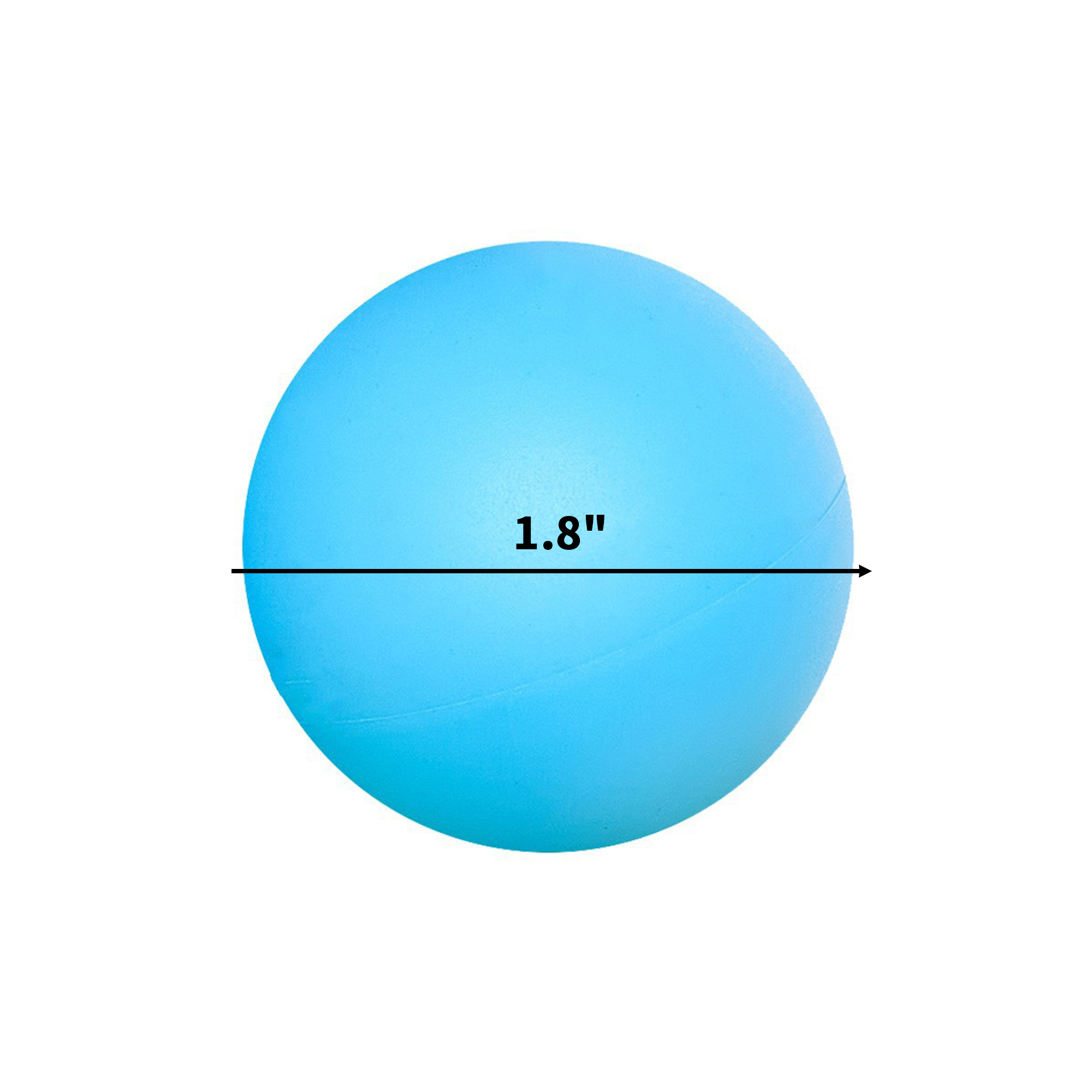 Rubber High Bounce Ball 1.8" 8