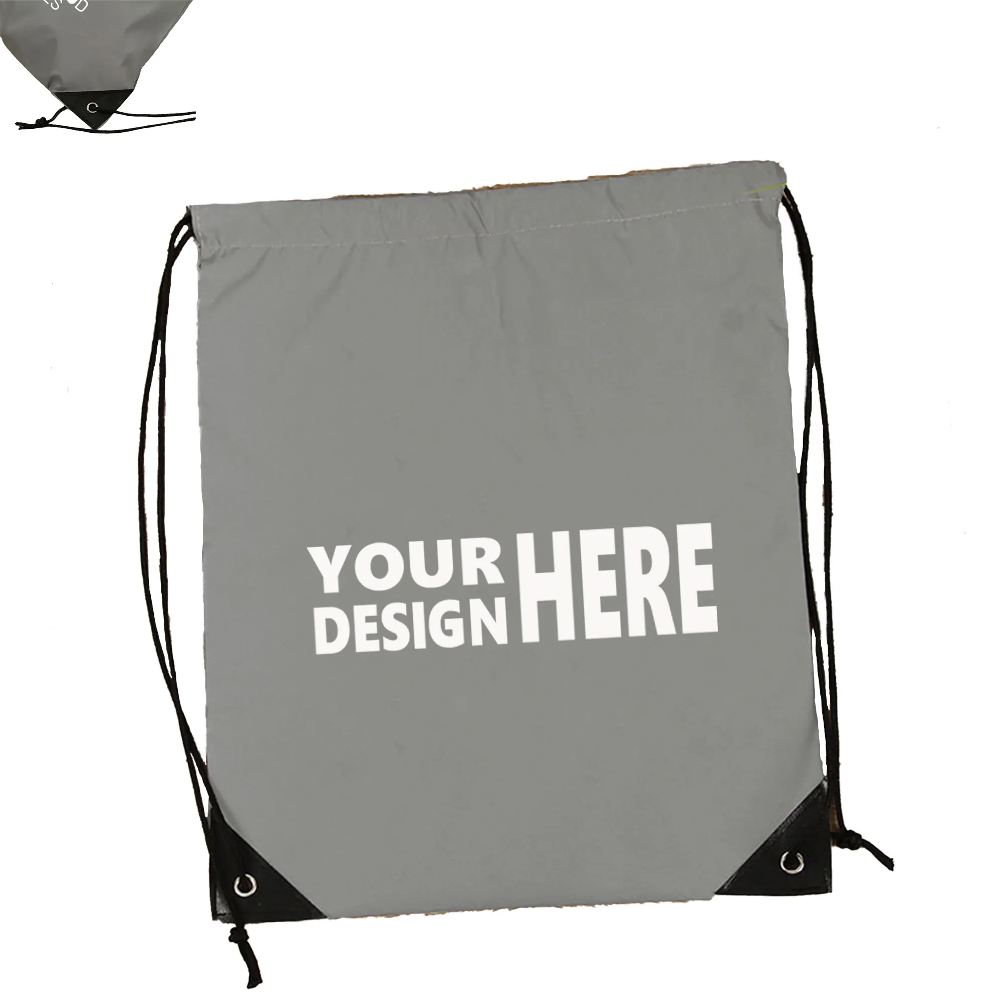 Reflective Drawstring Storage Bag 2