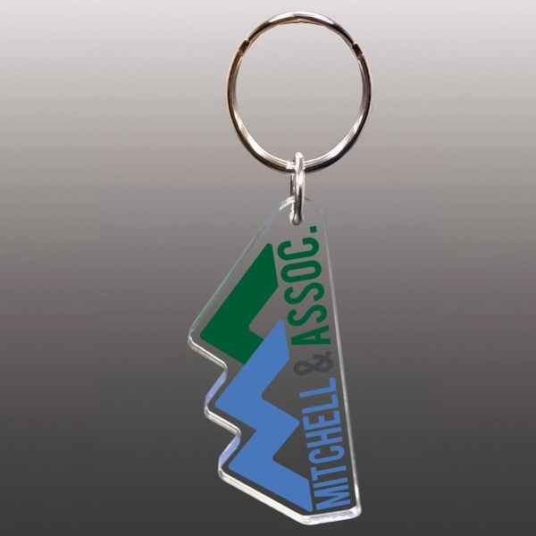Custom Ultra Vivid Color Keychain 1