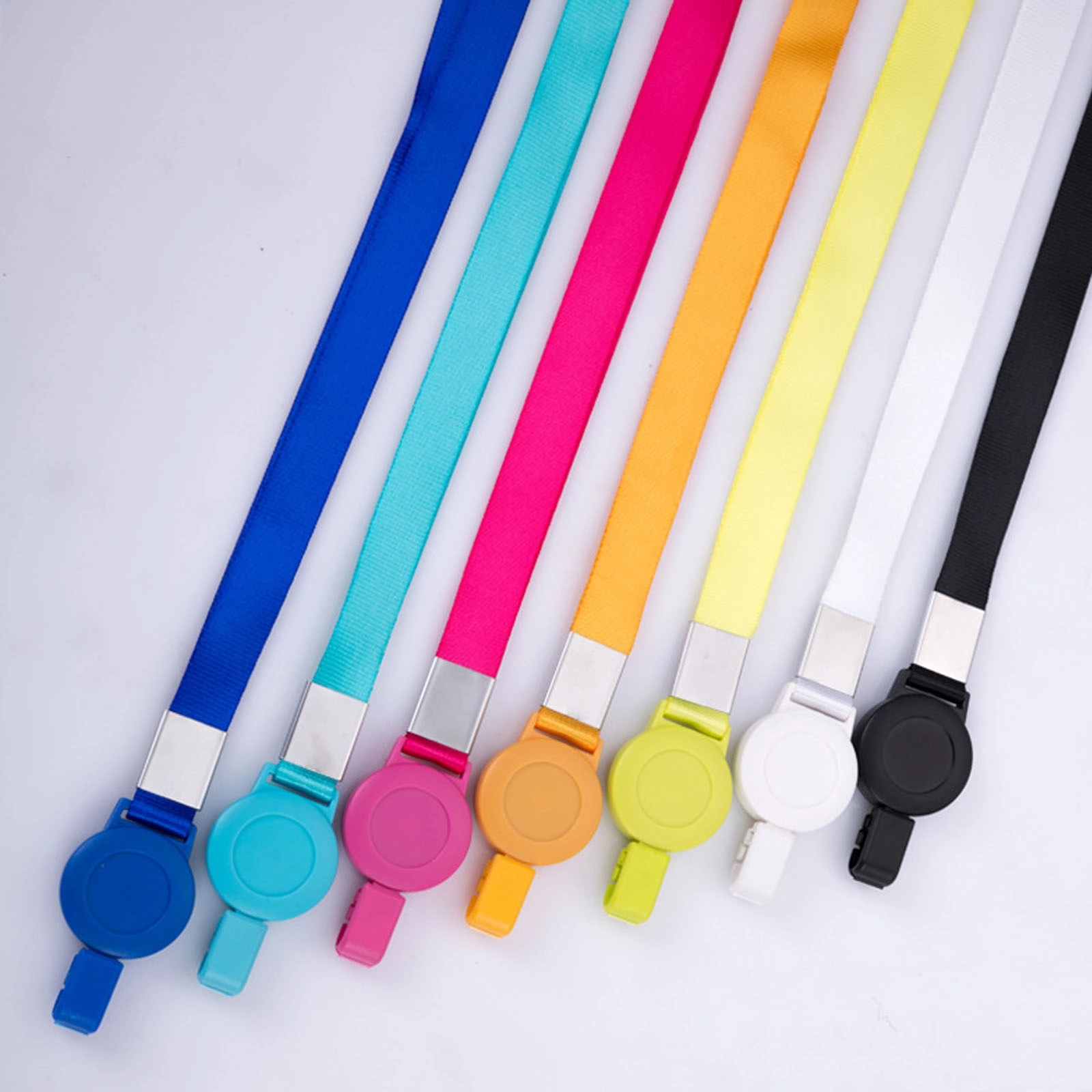 Adjustable Polyester Lanyard with Retractable Badge Reel Hol 3