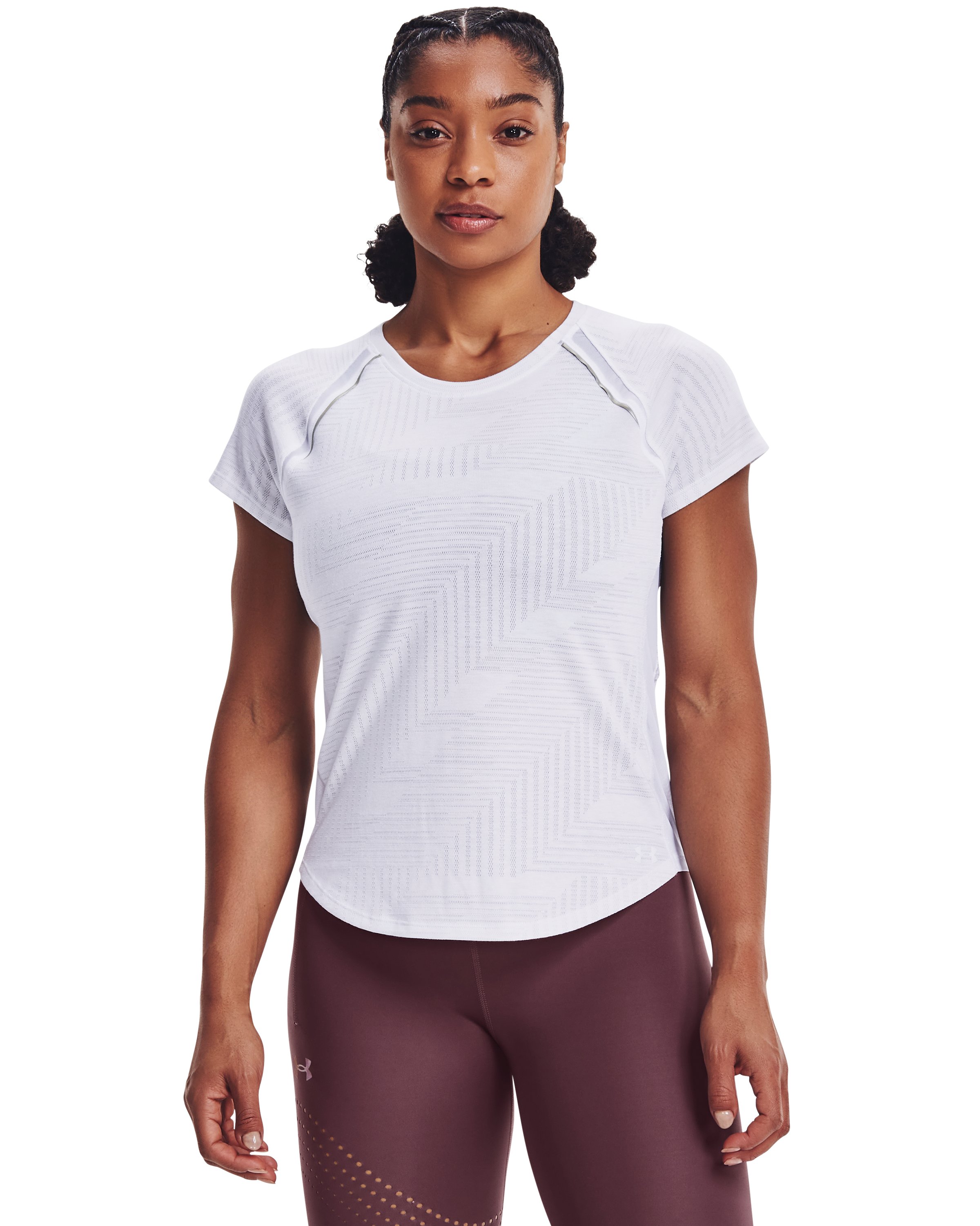 Women's UA Streaker Phantom Run Short Sleeve 3