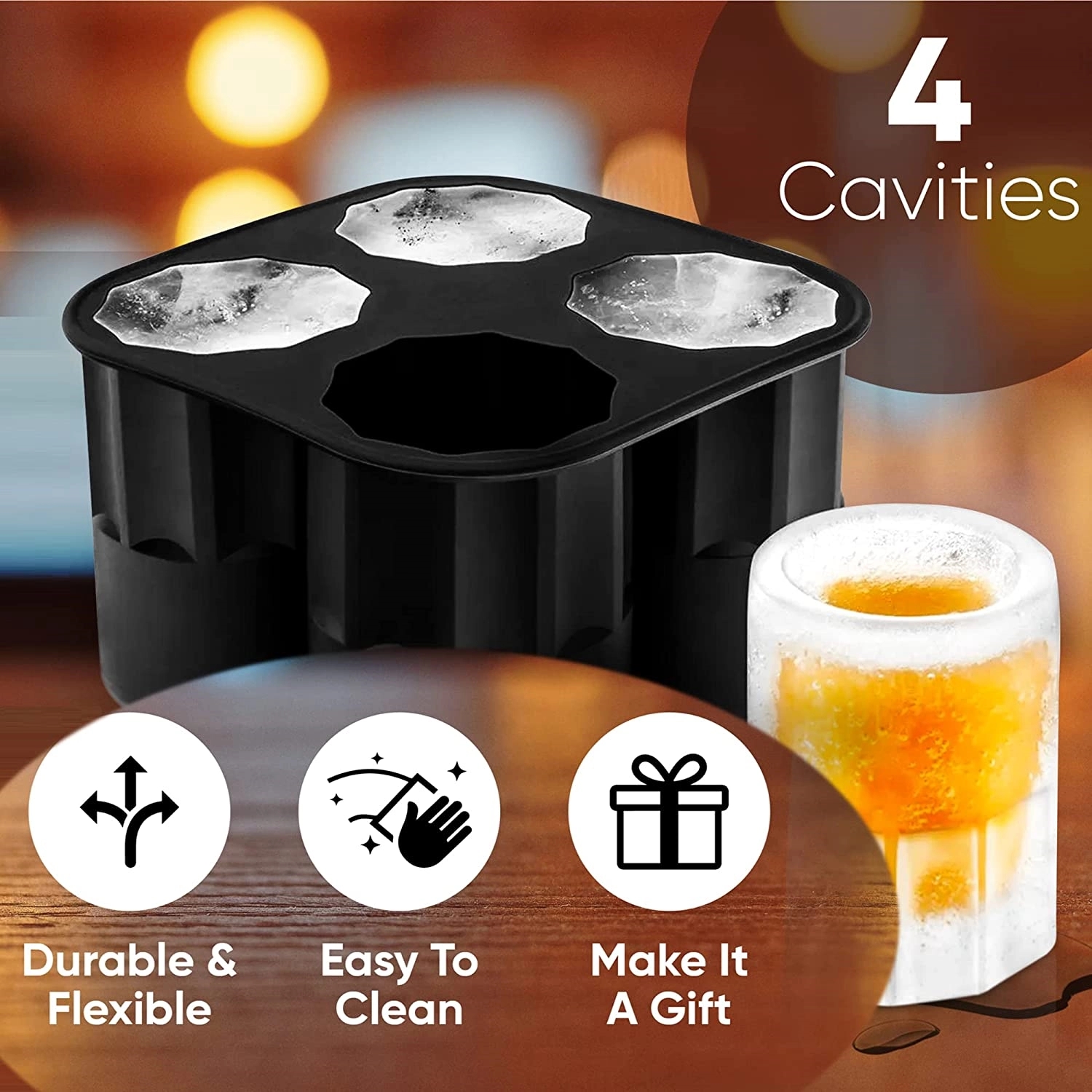 1 Oz. Silicone Shot Glass Ice Molds 14