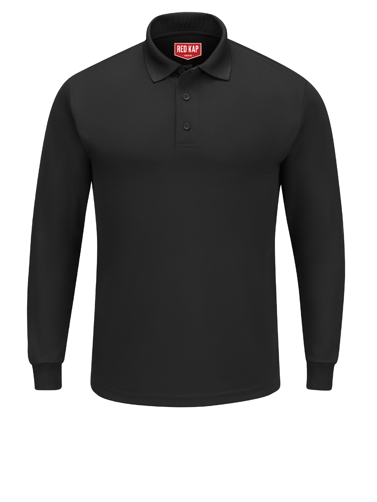 Red Kap Shirts - Men's Long Sleeve Solid Performance Polo 1