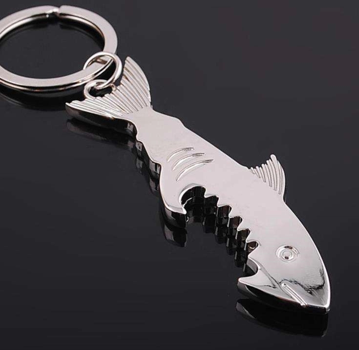 Fish Metal Shark Bottle Opener keychain 5