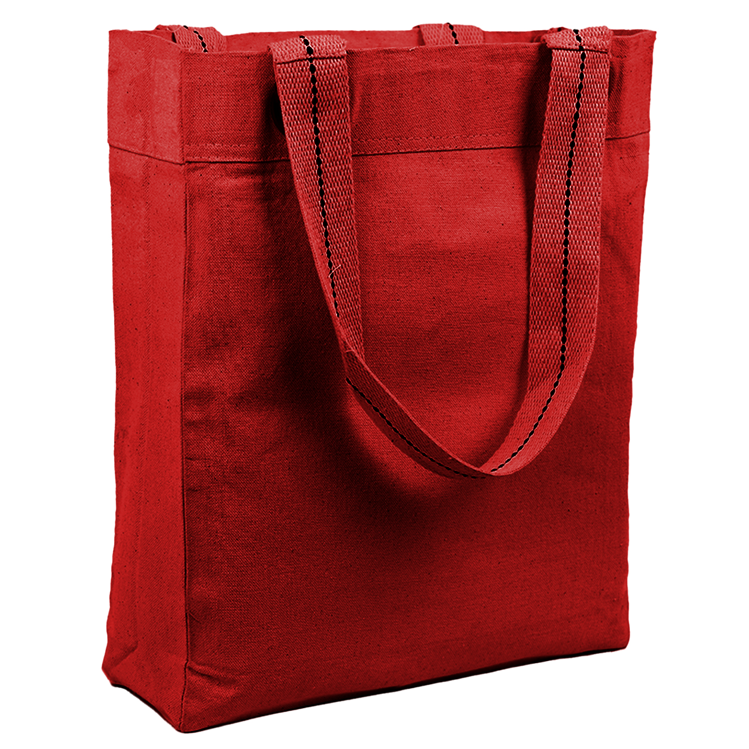 100% Cotton Heavy Canvas Tote Bag w/ Large Grommets USA Decorated (13.25" x 15.75") 3