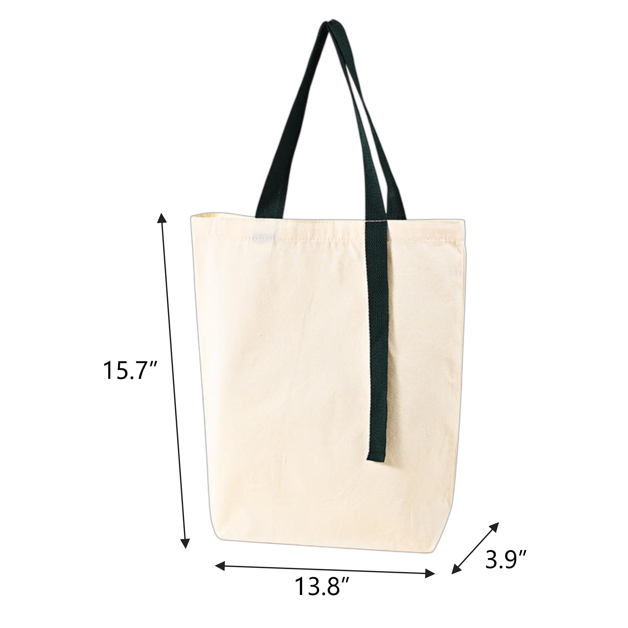 Ribbon Canvas Tote Bag 5