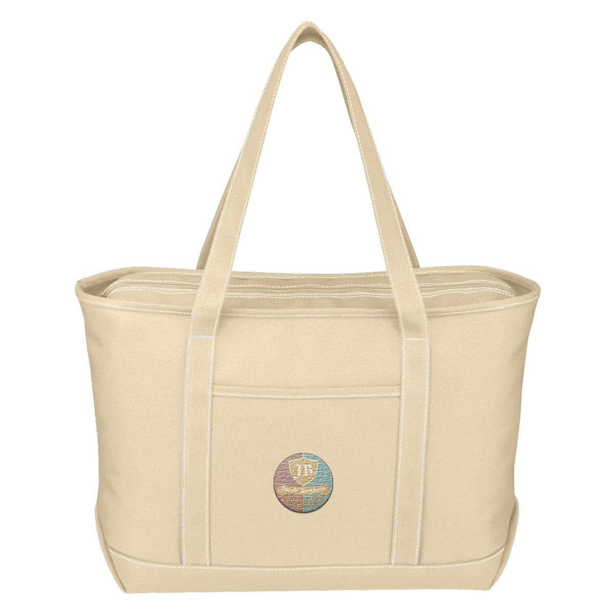 Large Cotton Canvas Yacht Tote Bag 4