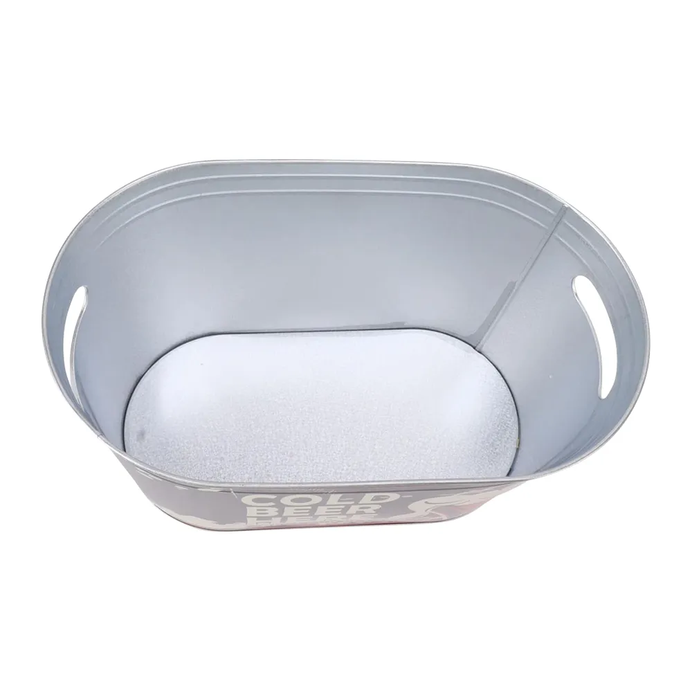 8L Galvanized Deep Beverage Bucket 6