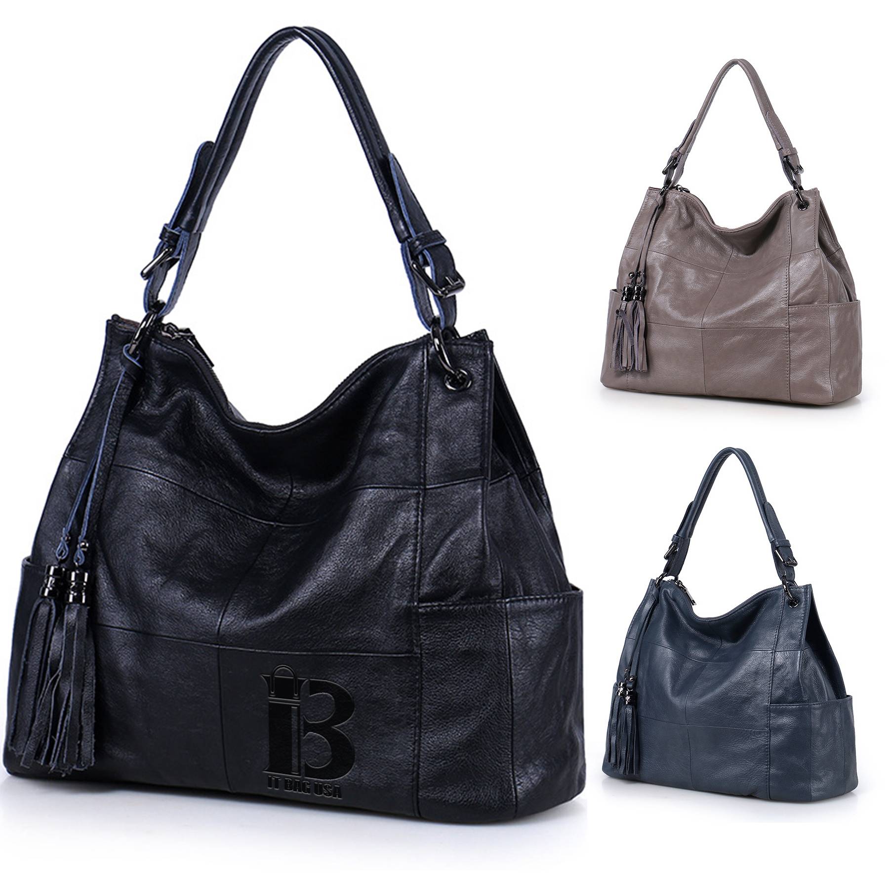 Large Purses for Women Shoulder Genuine Leather Handbags 6