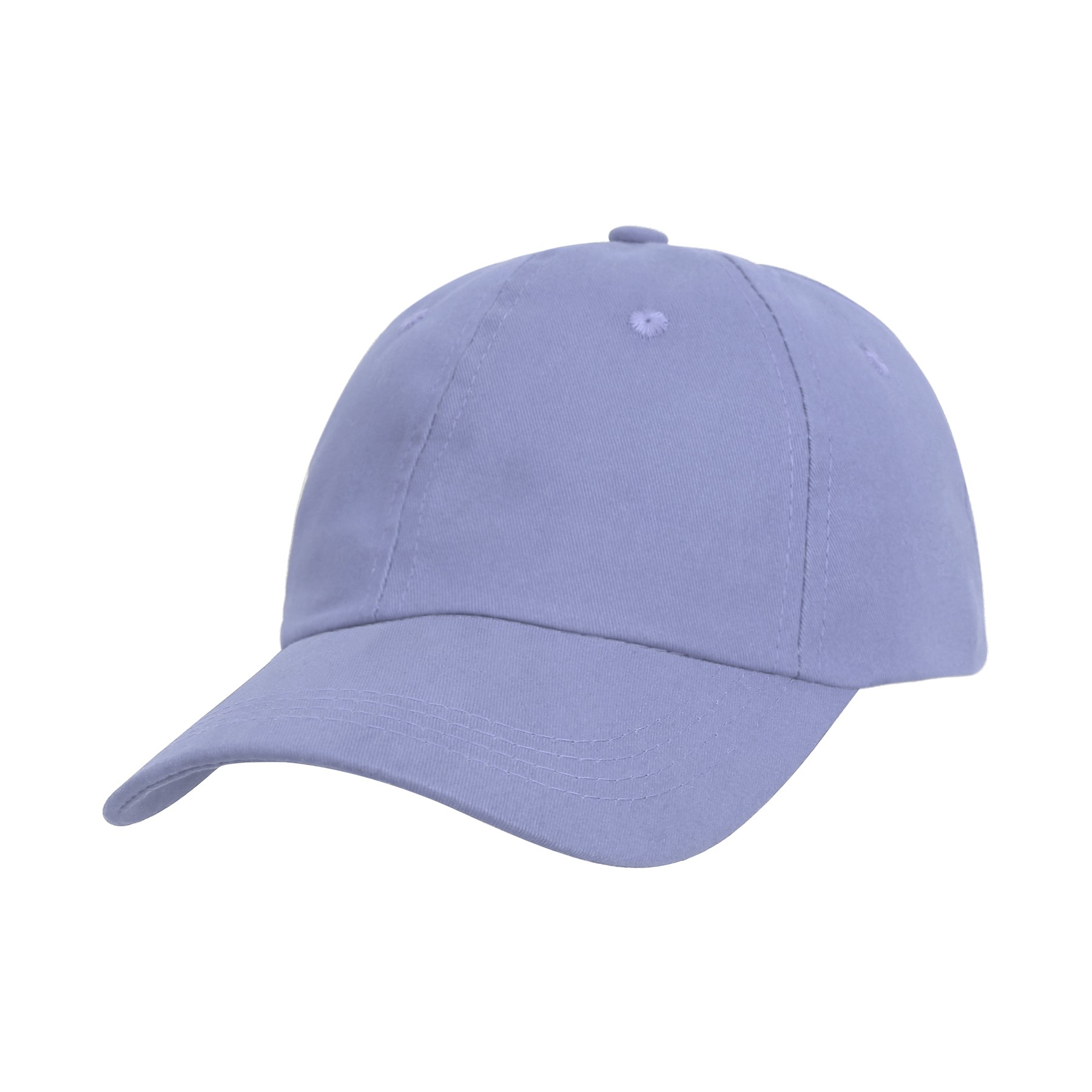 6 Panel Low Profile Unstructured Cotton Twill Baseball Cap 6