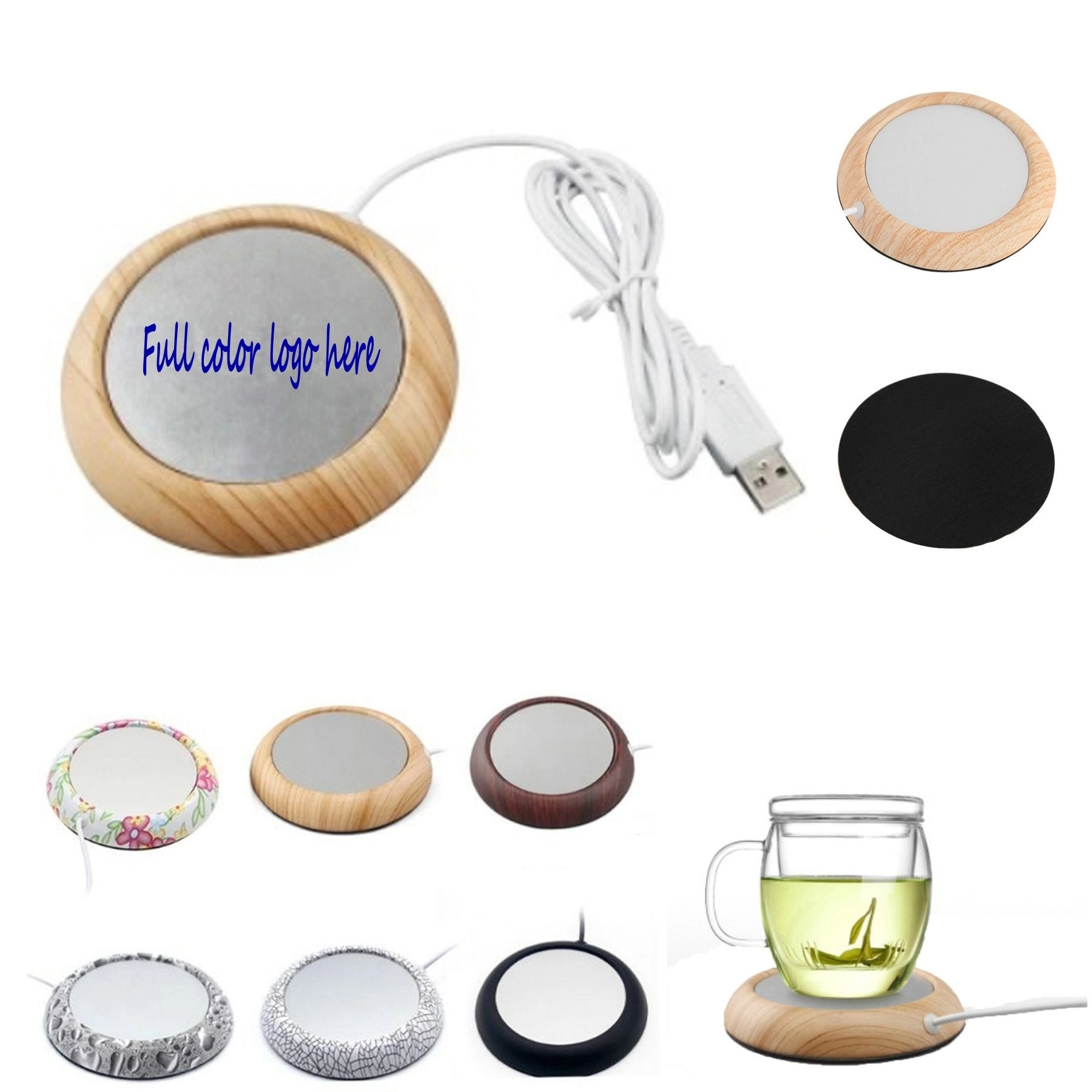 MOQ 50PCS USB Cup Warmer Heating Coaster 2