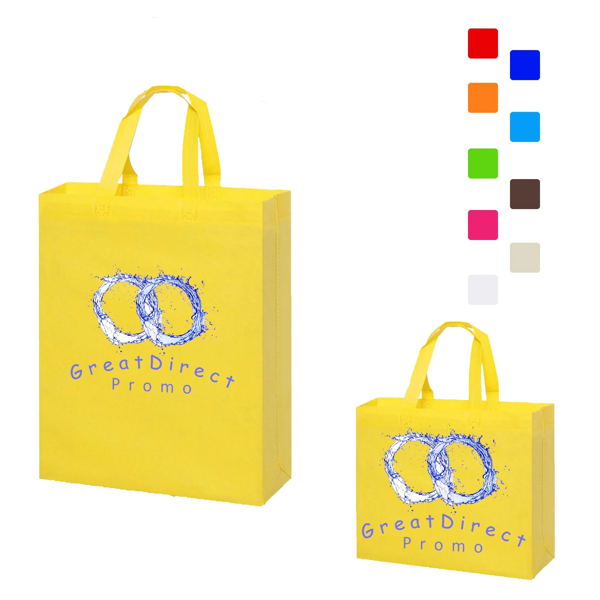 Full Color Non-woven Bag 15"x 4"x 12" MOQ 500 13