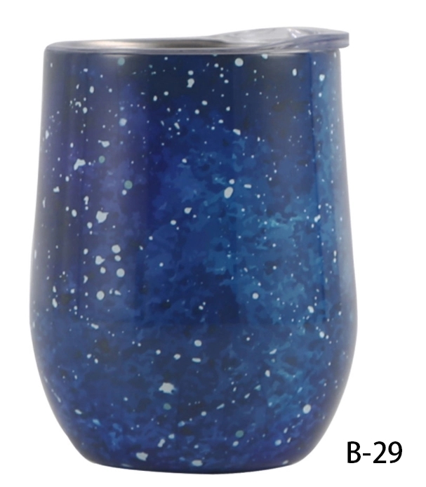 12 OZ U shape Stemless Thermos cup 21
