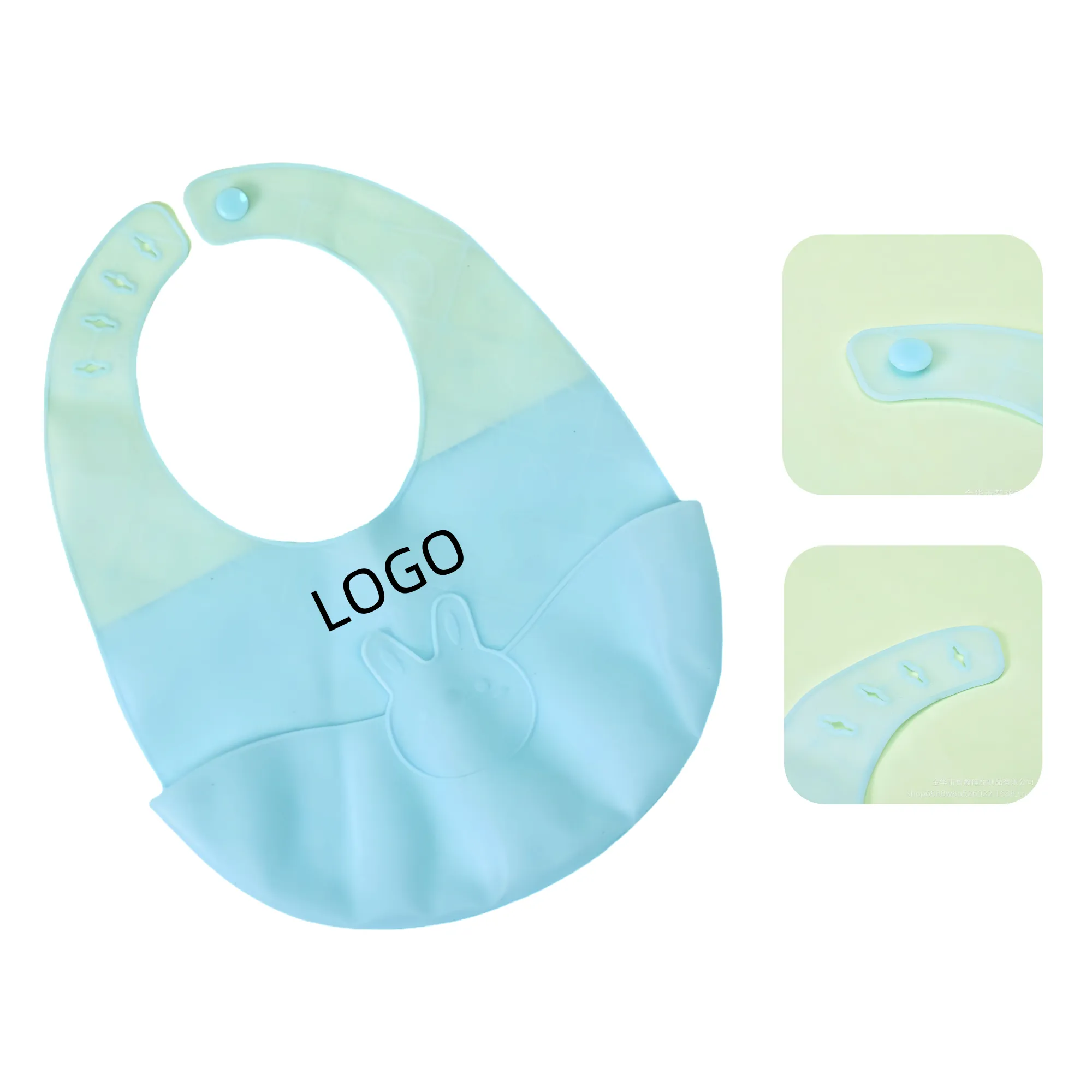 Ultra-Thin Waterproof Silicone Baby Bib 2