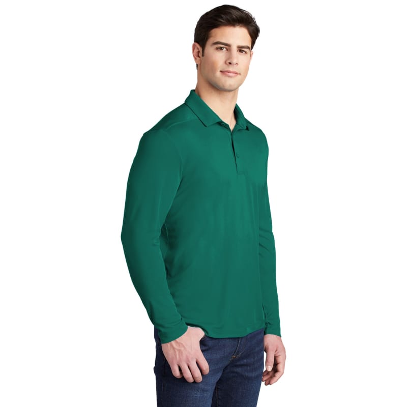 Sport-Tek Posi-UV Pro Long Sleeve Polo. 59
