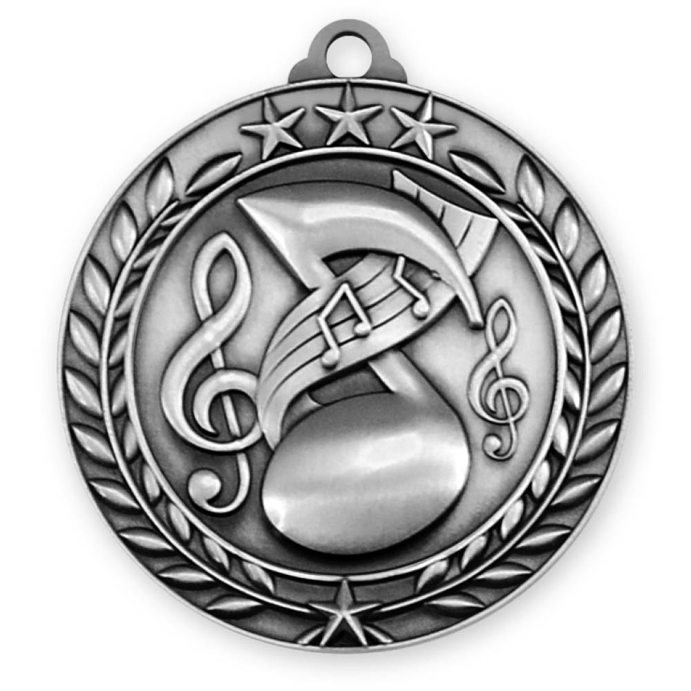Music Wreath Award Medallion (2-3/4") 3