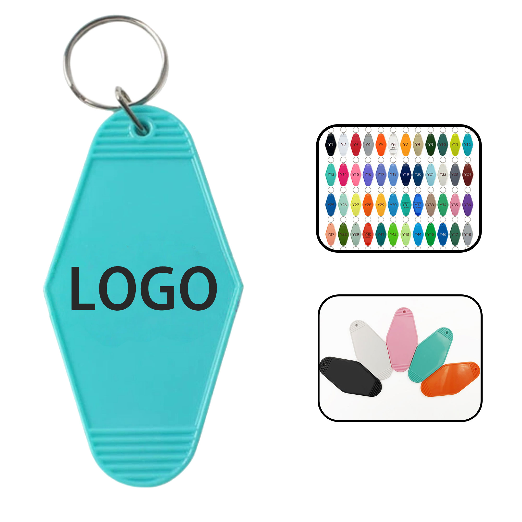 Customized Full-Color Hotel Keychains 1