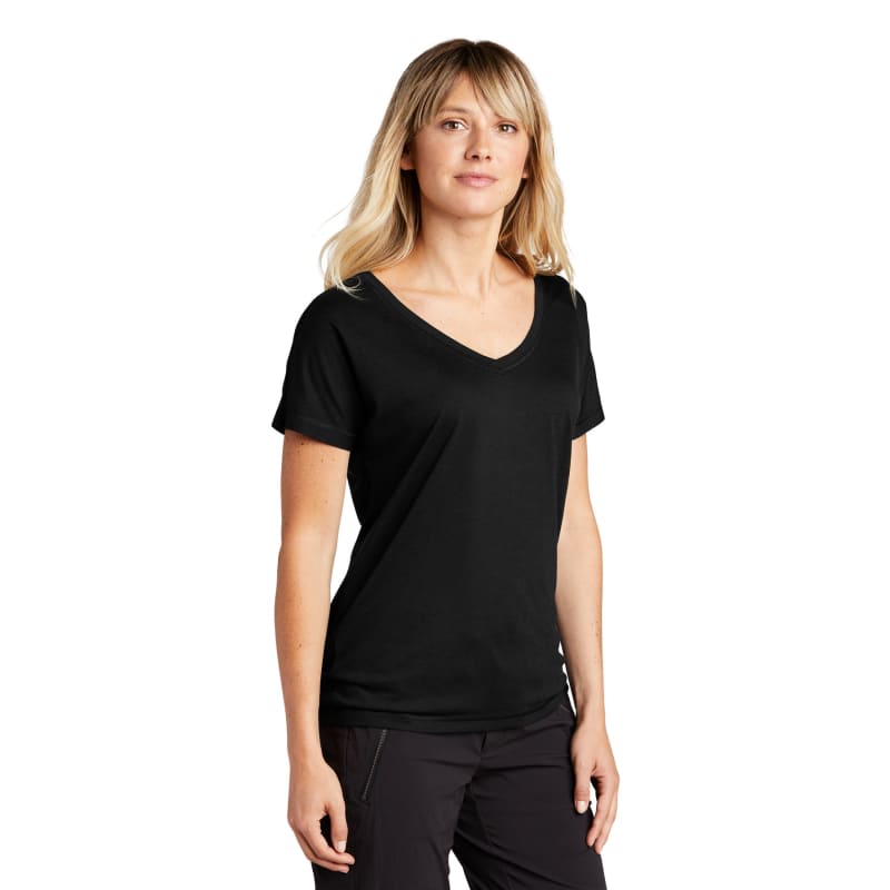 Sport-Tek Women's PosiCharge Tri-Blend Wicking Dolman Tee. 2