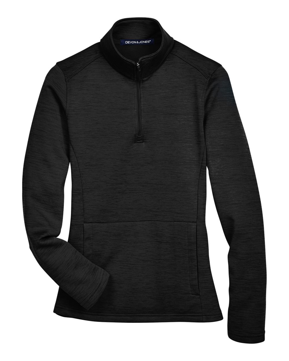 Women's Newbury Mélange Fleece Quarter-Zip Pullover - DG798W 2