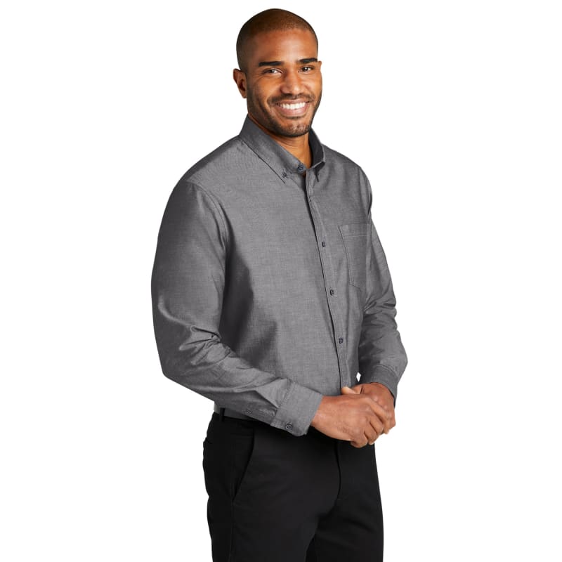 Port Authority Long Sleeve Chambray Easy Care Shirt 10