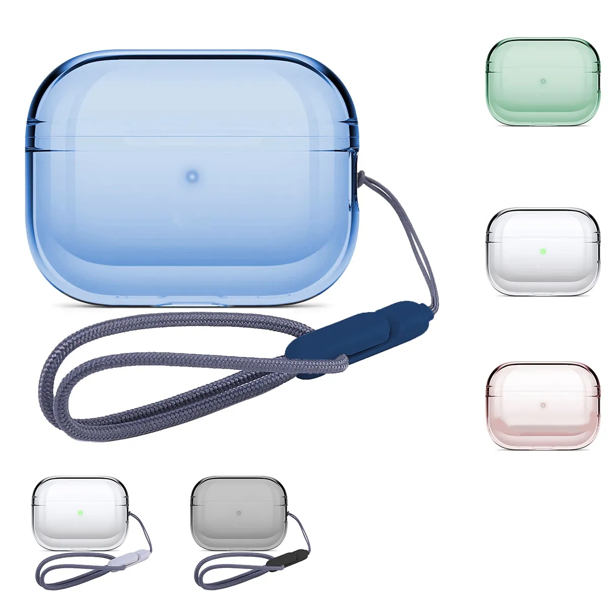 Transparent Soft Protective Case Cover with Incase Lanyard 2
