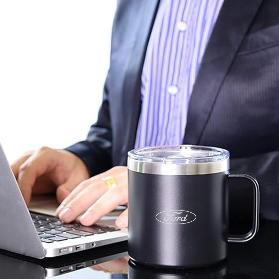 ArticFire 14oz Stainless Steel Vacuum Camping Mug with Handle 10