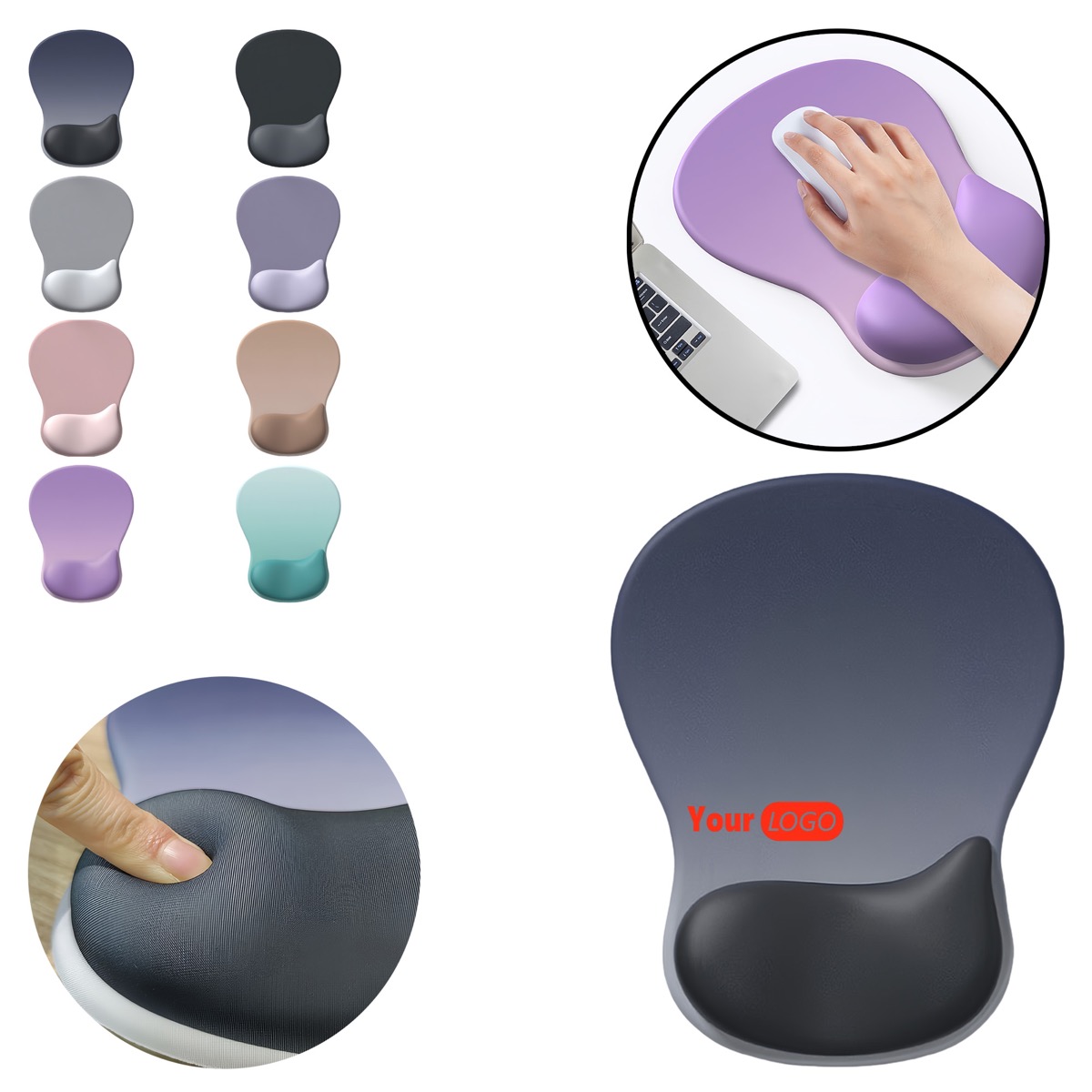 Thickened Non-slip Wrist Support Mouse Pad 3