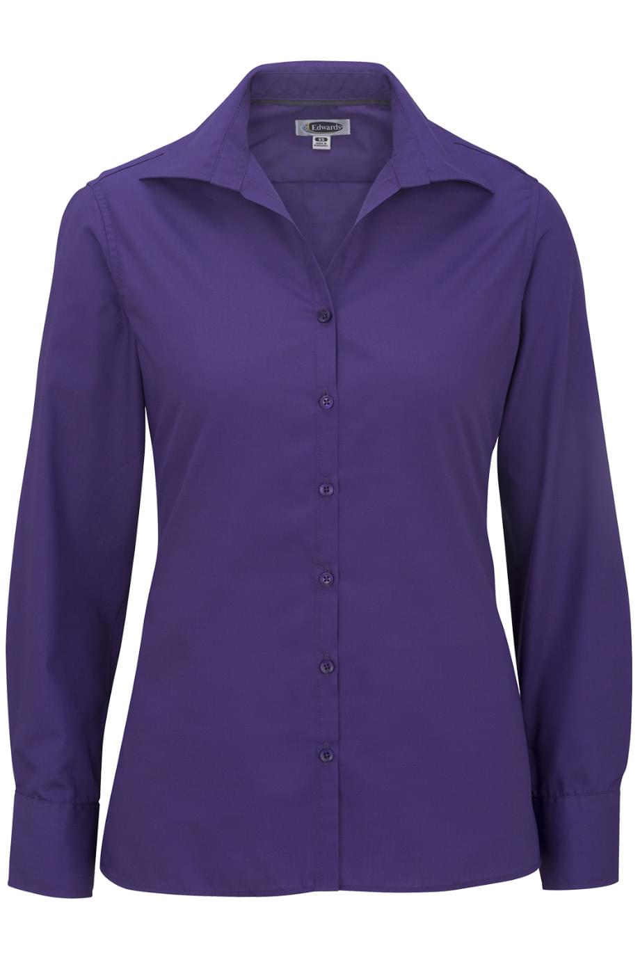 Lightweight Poplin Long Sleeve Ladies Shirt