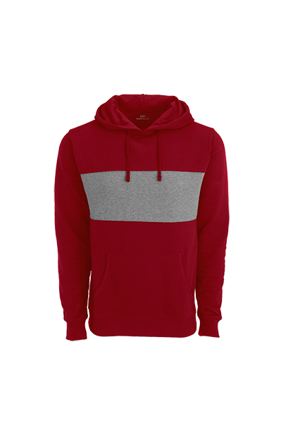 Premium Cotton Blocked Fleece Pullover Hoodie, custom hoodie or sweatshirt with logo imprint 8