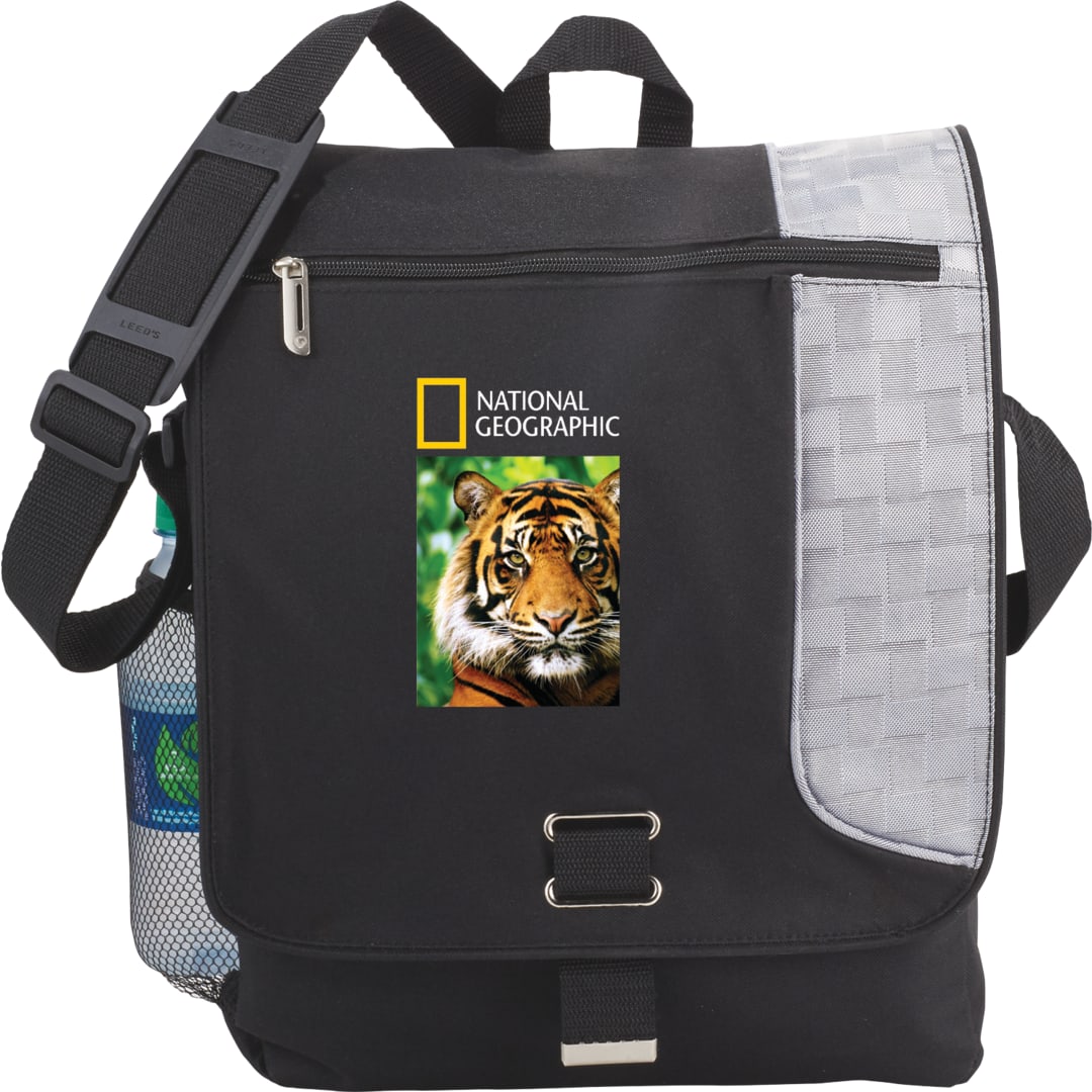 Gridlock Vertical 15" Computer Messenger Bag 6