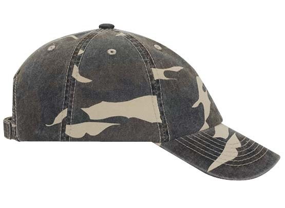 OTTO CAP® Camouflage 6 Panel Low Profile Baseball Cap 26
