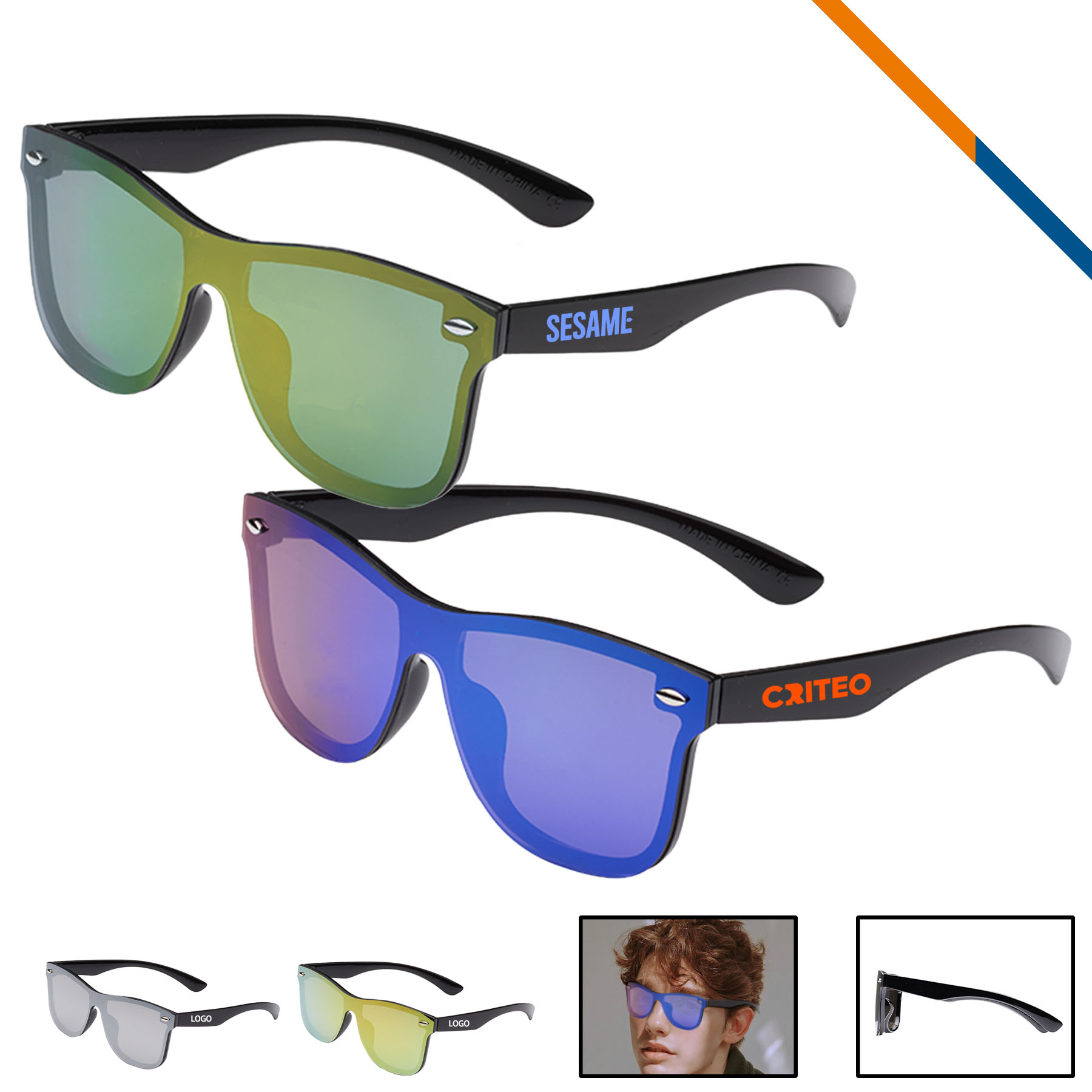 Snar Mirrored Sunglasses 2