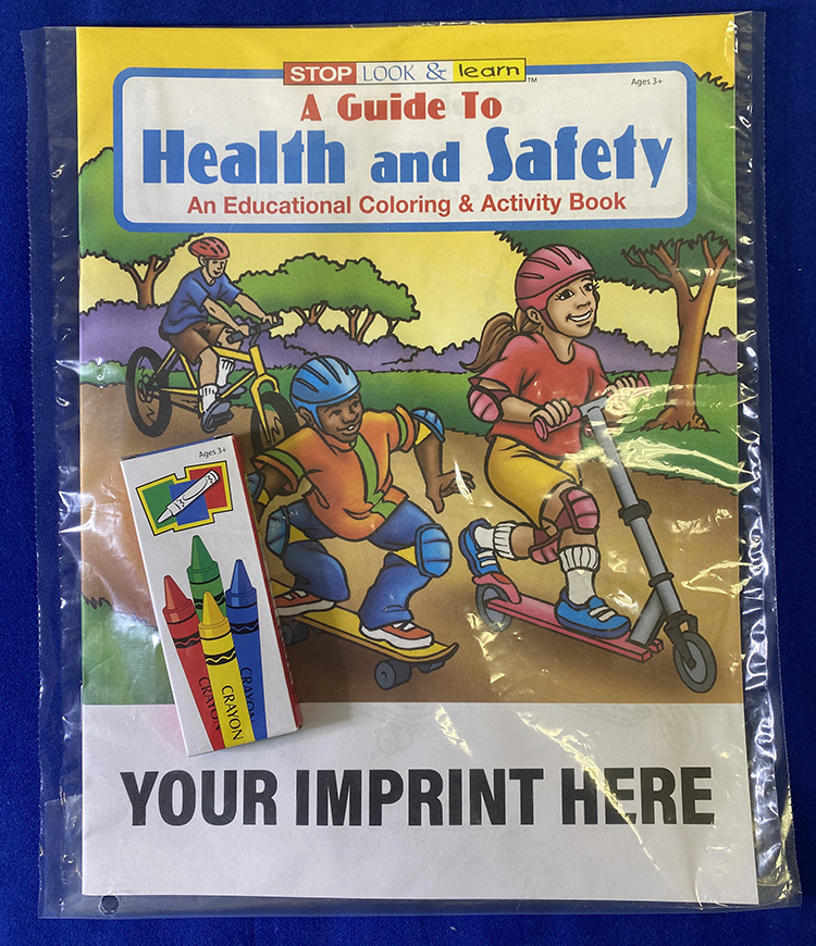 COLORING SET - A Guide to Health and Safety Coloring Book Fun Pack 5