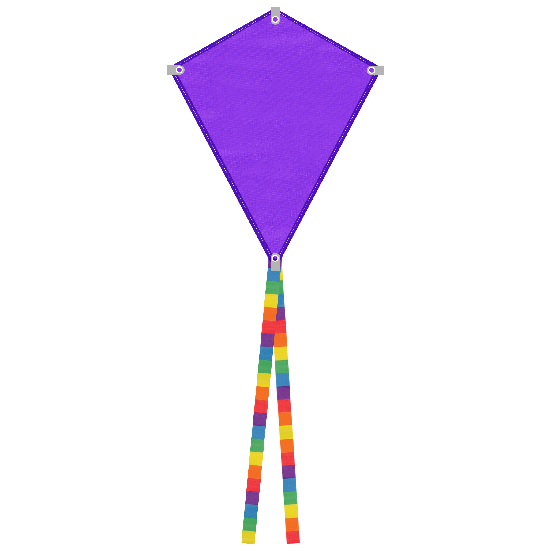 Full Color Polyester Diamond Kite Toy With String Set 8