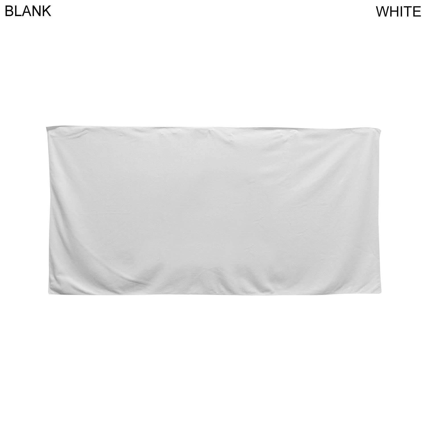 24 Hr Express Ship - Heaviest Weight, Plush Velour Terry Cotton Blend Beach Towel, 30x60, Sublimated 4