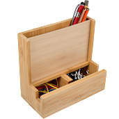FSC® 100% Bamboo Photo Frame Desktop Organizer 12