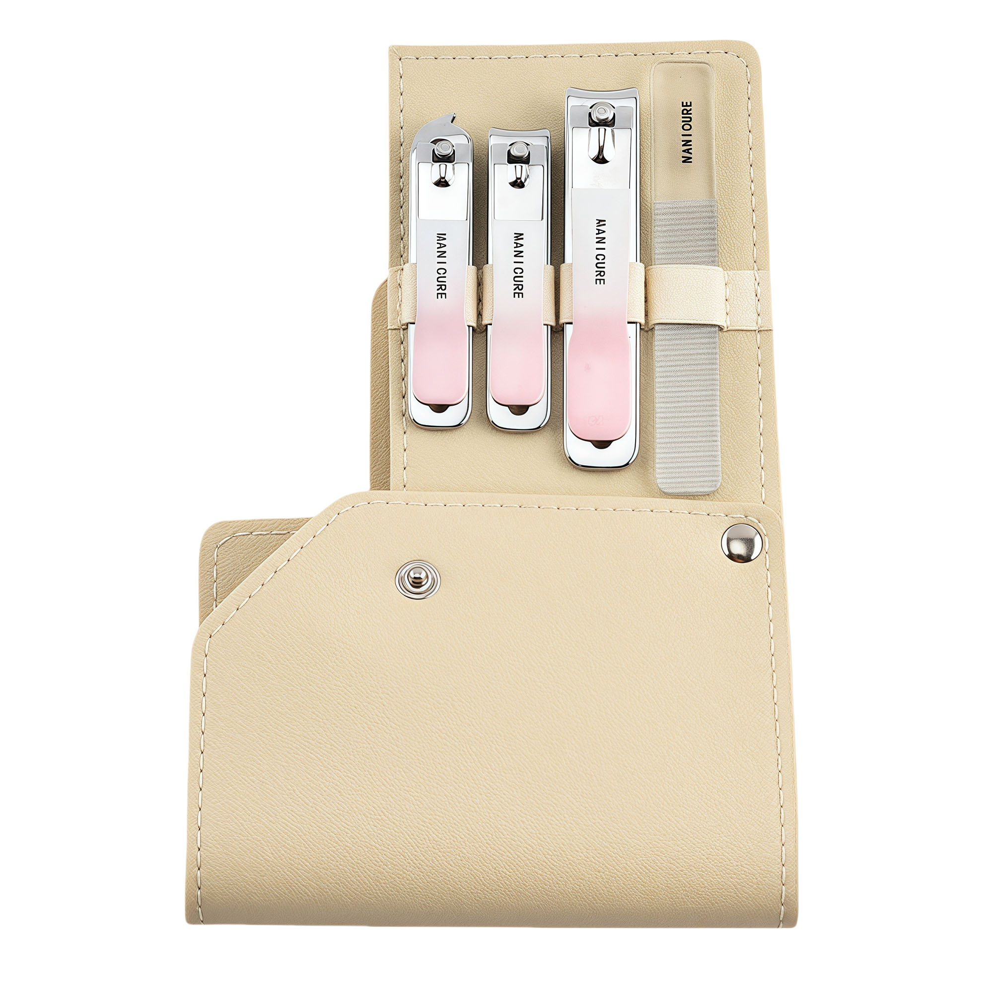 Premium Dual-Sided Rotating Gradient Stainless Steel Nail Clipper 5