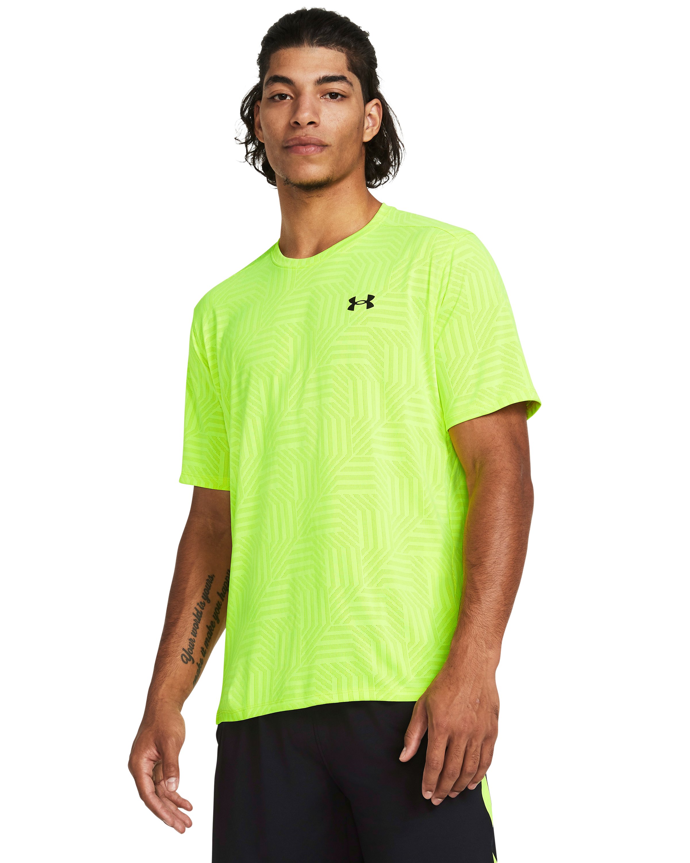 UA Tech Vent Geotessa Men's Short Sleeve 12