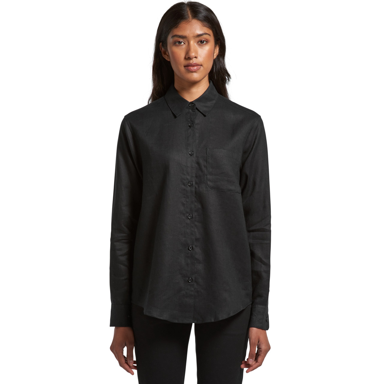 Wo's Linen Shirt | 4418 3