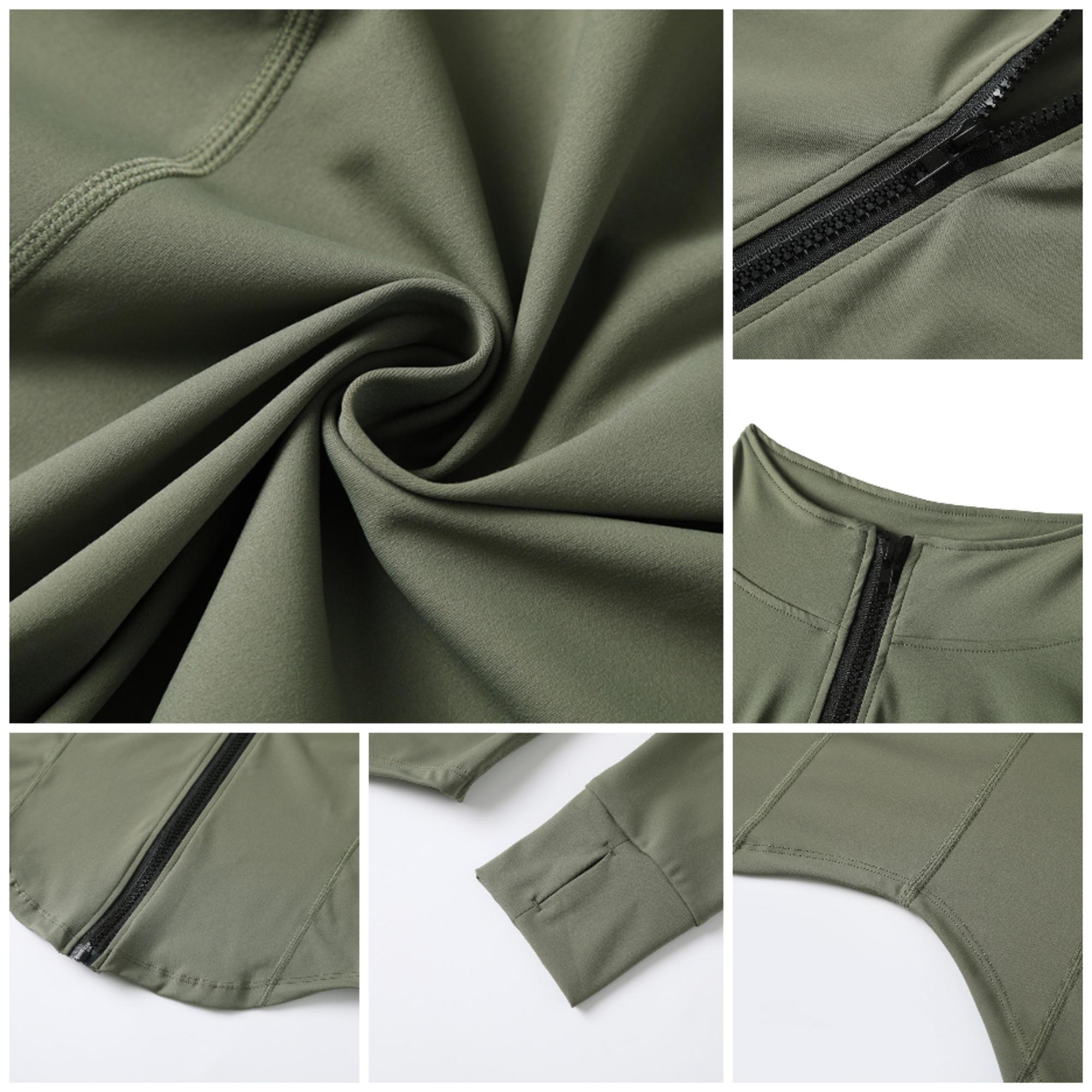 Women Running Jacket With Thumb Holes 3
