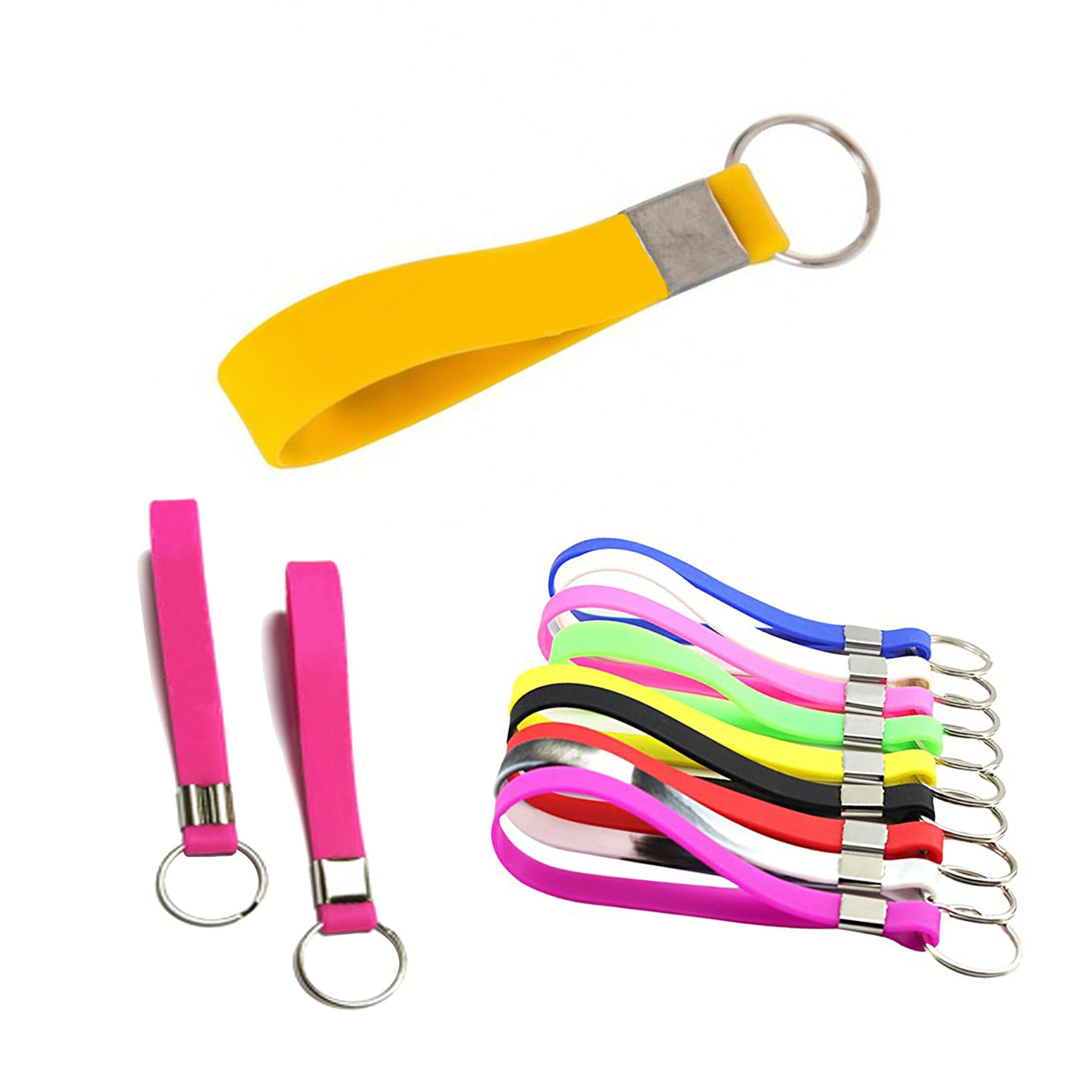 Silicone Wristband Keychain 1