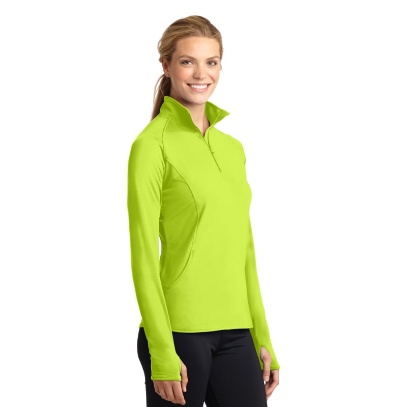 Sport-Tek Women's Sport-Wick Stretch 1/4-Zip Pullover. 52