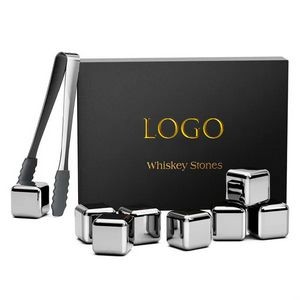Stainless Steel Ice Cubes Set 6