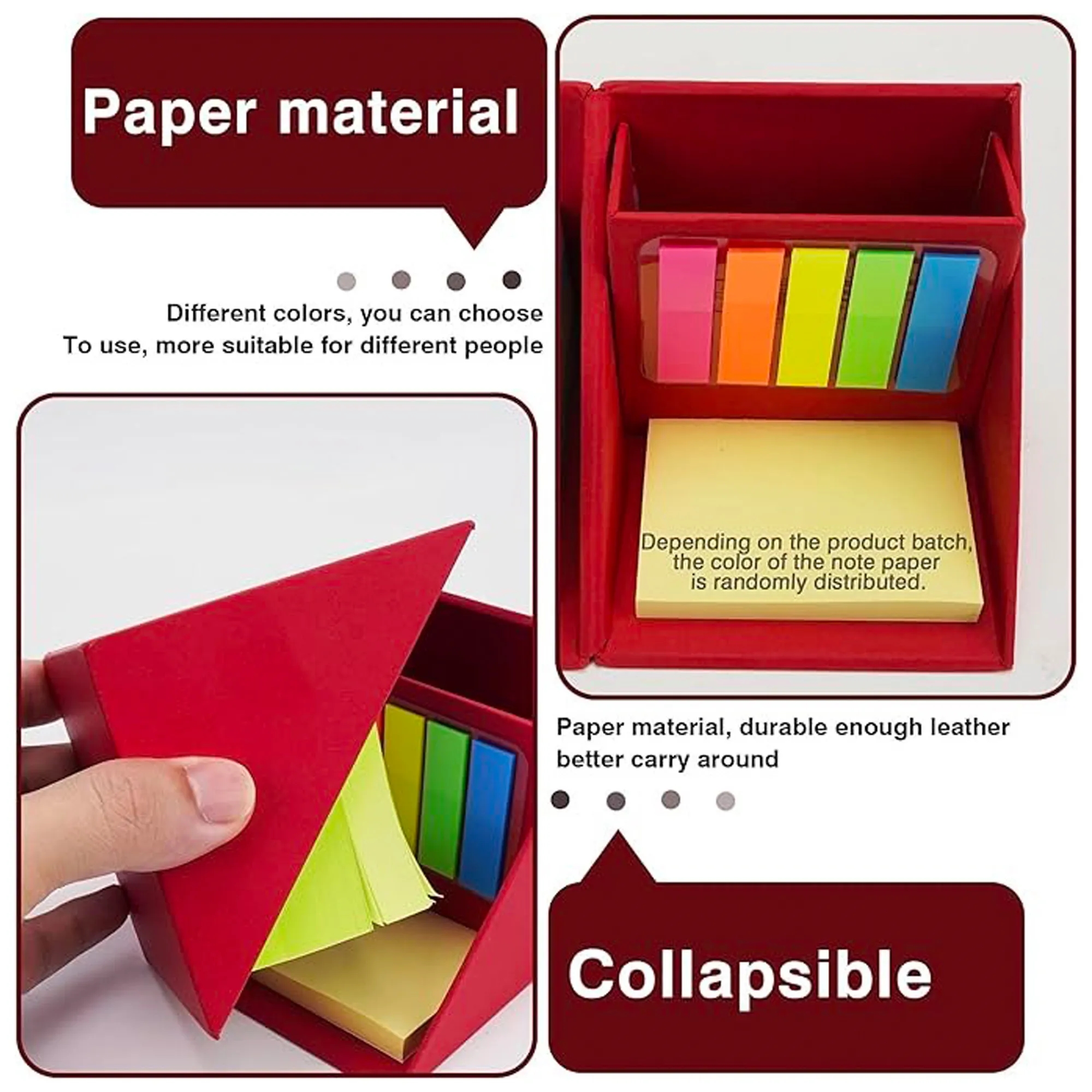Foldable Sticky Notes Set Box 5
